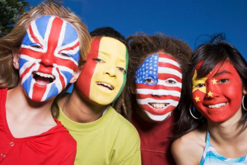 national painted faces